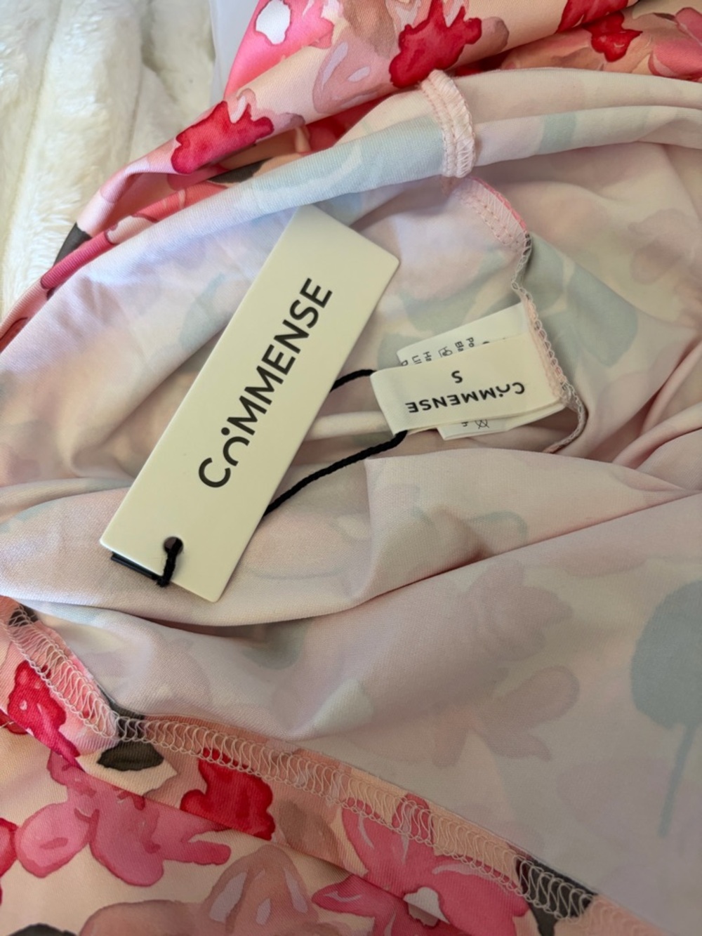 Commense Pink Floral Slip Maxi Dress - Picture 6 of 6